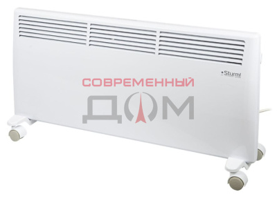 Конвектор электрический STURM CH2001RF /2000 Вт, до  25 м2, X-shape, колёса,мех.термост,напольн/